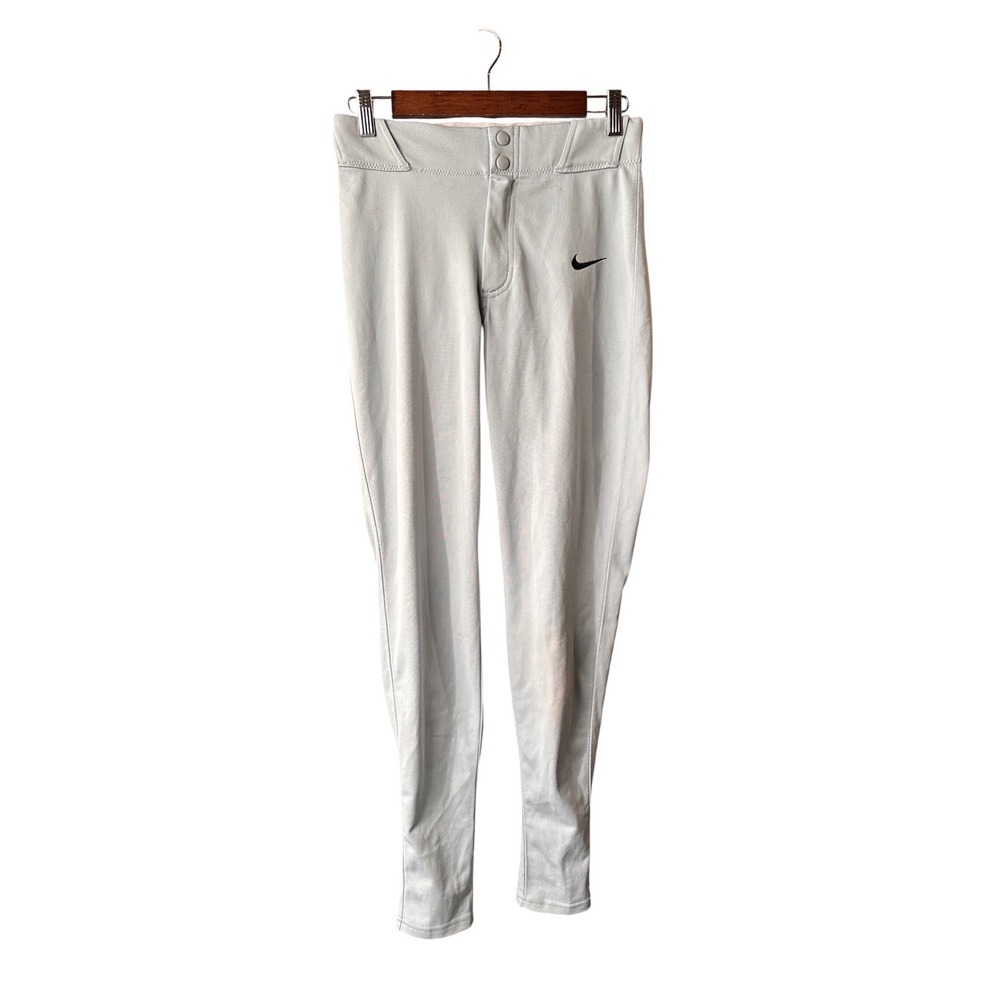 Nike Softball Pants Gray XS FZ1369-012 Baseball Athletic Tapered Practice Game